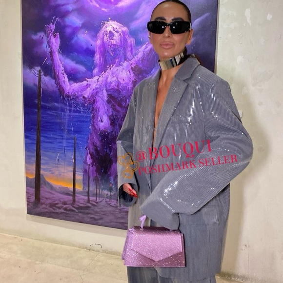 BLOGGERS FAV ZARA OVERSIZED SEQUIN BLAZER - Picture 1 of 8